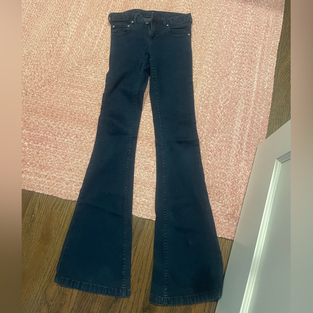Free People Midnight Blue Women's Flare Jeans